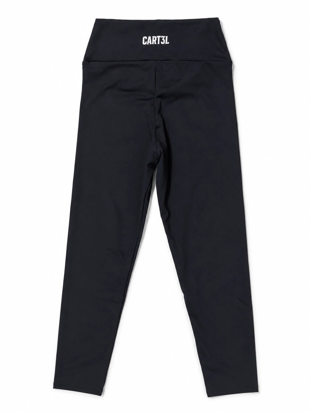 Legging Cart3l preto, vista traseira, logo branco