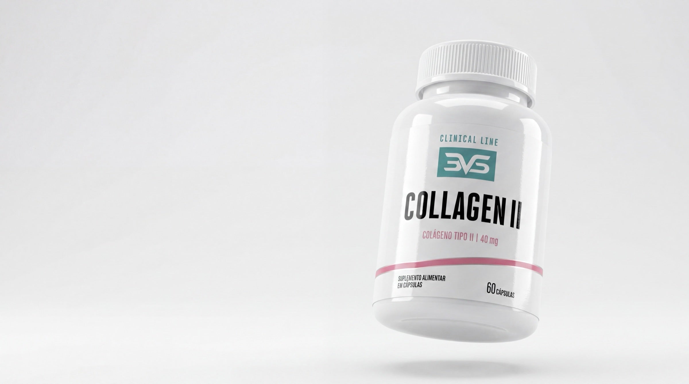 Colágeno Tipo II 40mg – 60 Cápsulas — 3VS Nutrition