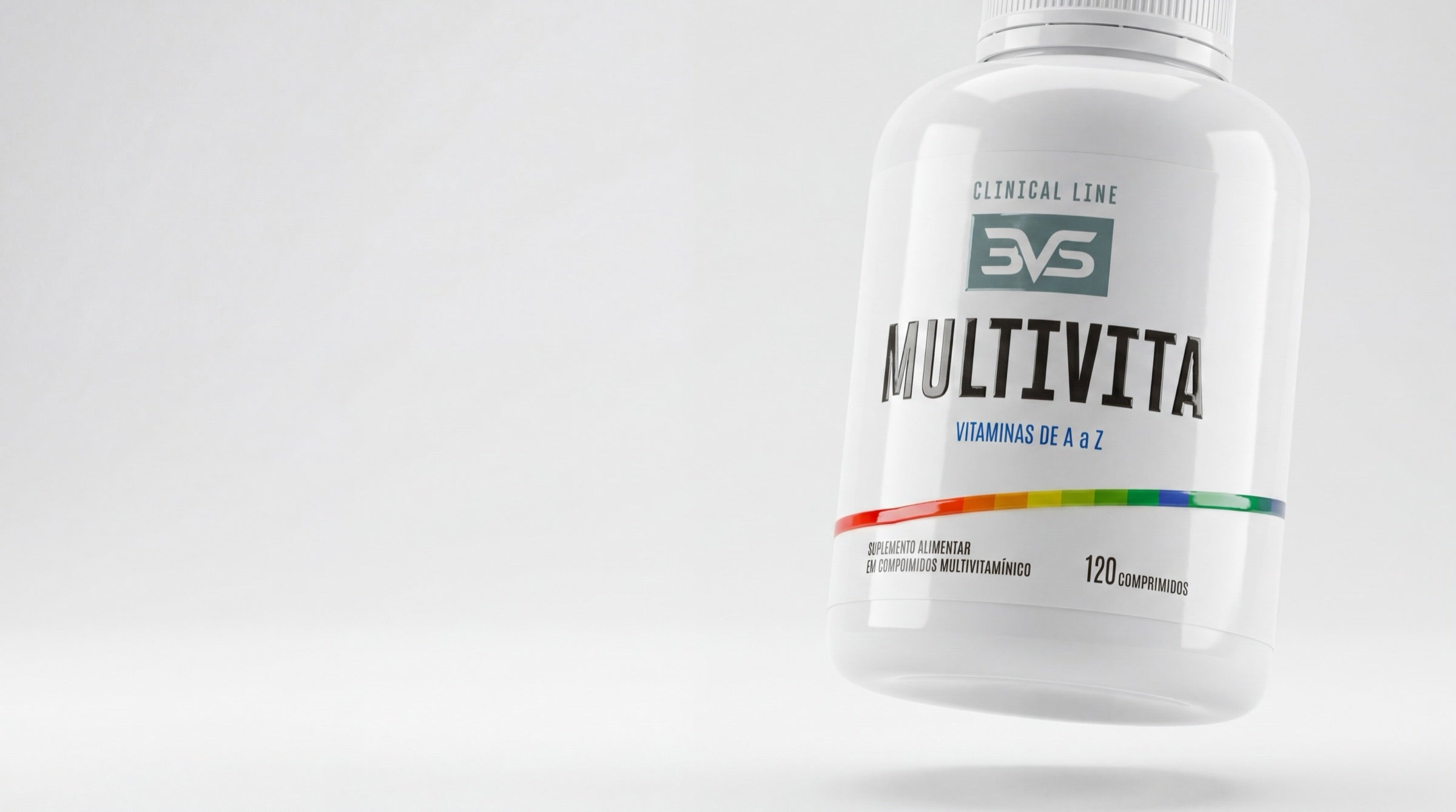 Multivita Vitaminas de A a Z 120 Comprimidos — 3VS Nutrition