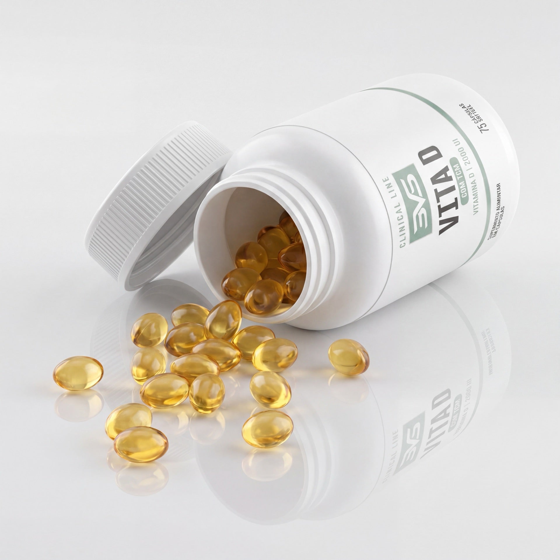 Vitamina D 3VS Clinical · 2000 UI (50 mcg) de vitamina D3 por cápsula softgel