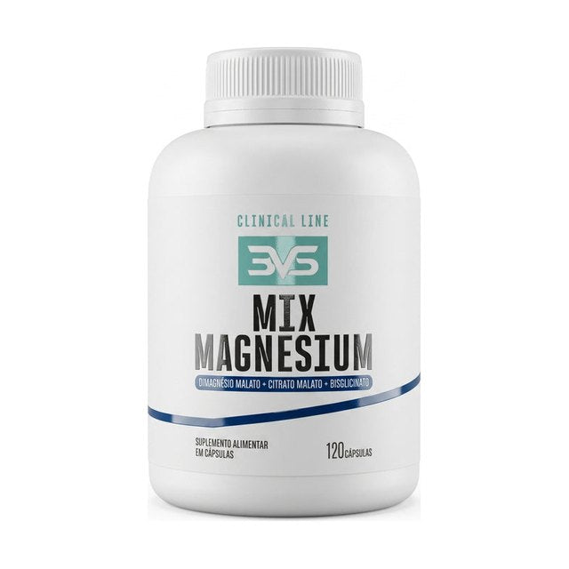 Magnésio Mix 3 em 1 — Dimalato + Bisglicinato + Citrato Malato
