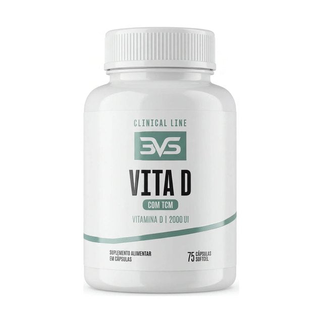 Vitamina D 2000UI com TCM 75 Cápsulas Softgel