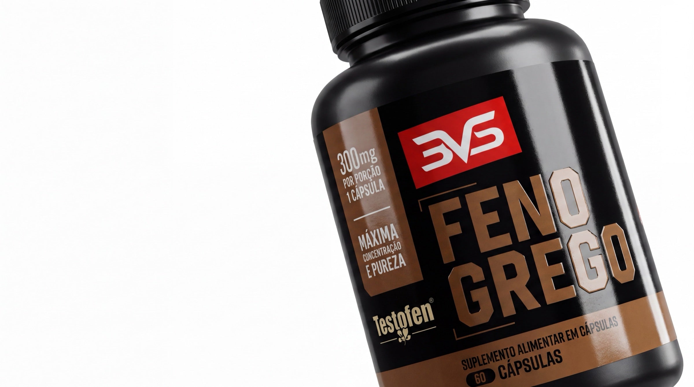 Feno Grego 300mg (Testofen) 60 Cápsulas — 3VS Nutrition
