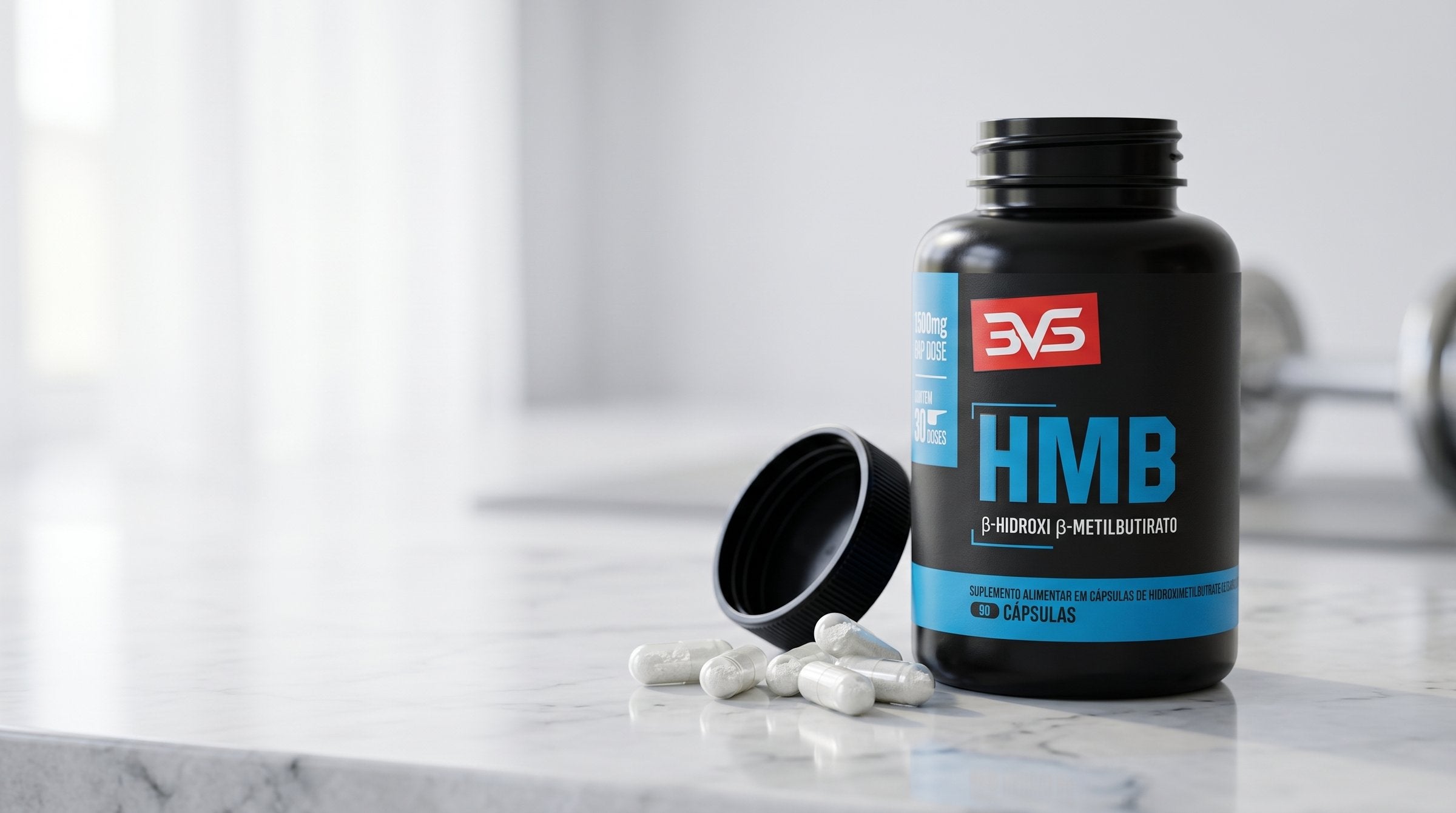 HMB 1500mg 90 Cápsulas — 3VS Nutrition