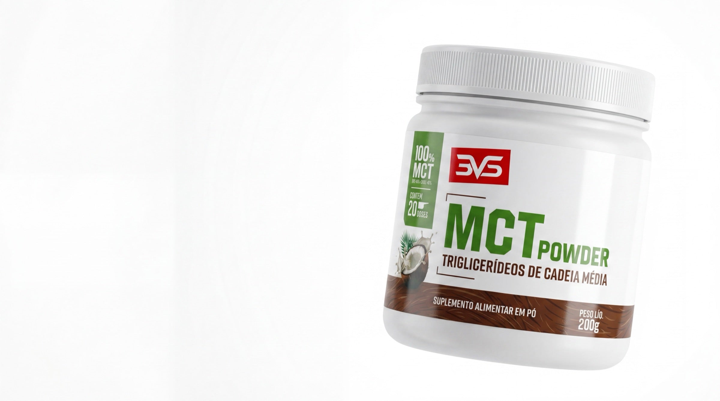 MCT em Pó 200g — 3VS Nutrition