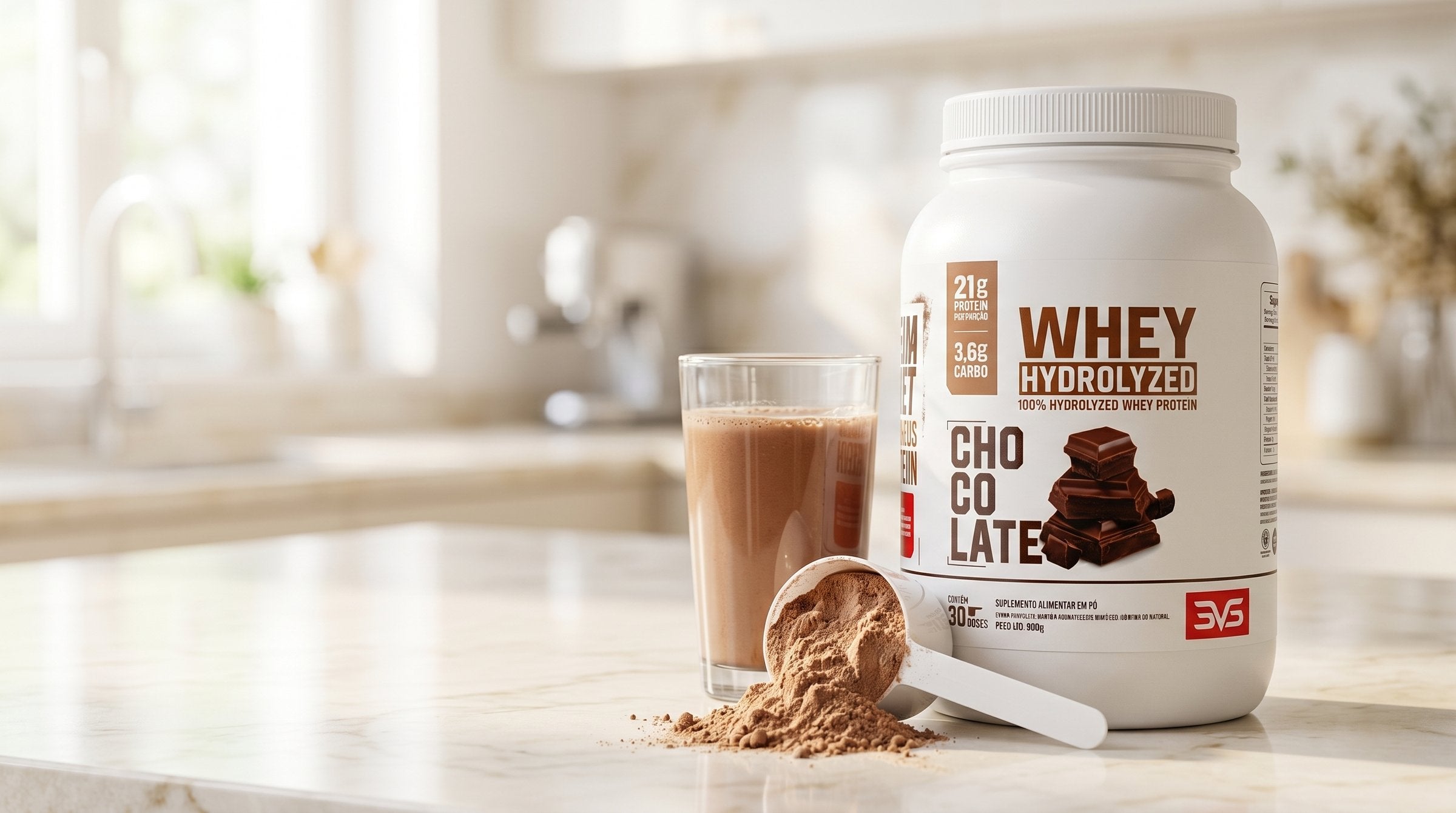 Whey Hidrolisada 900g — 3VS Nutrition